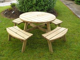 8 Seater Picnic Bench